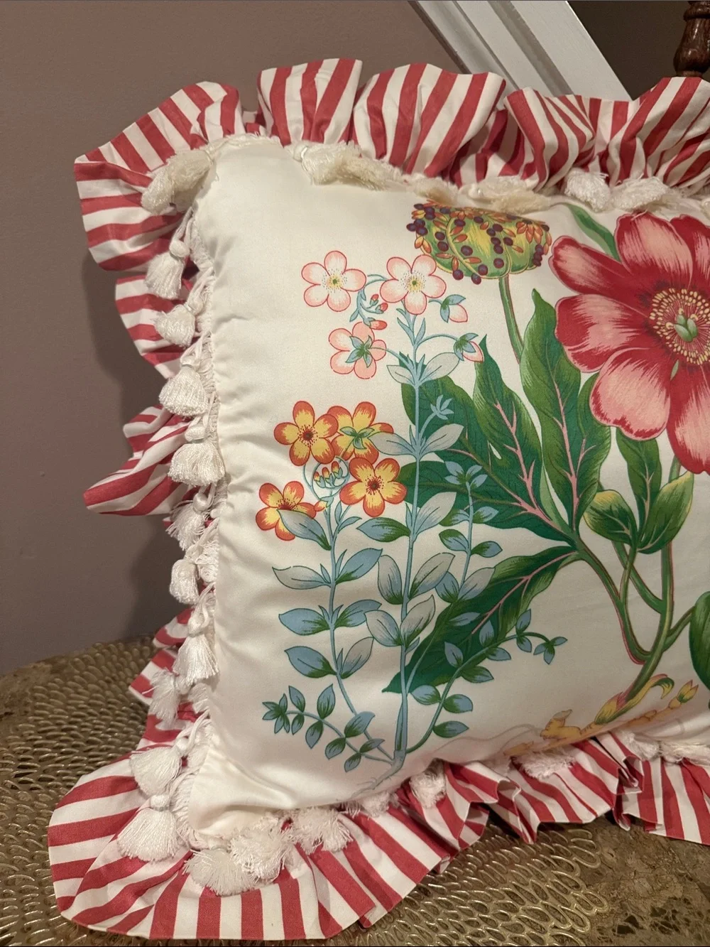 Legacy “A Ryan Company” Floral Throw Pillows, Set of 2